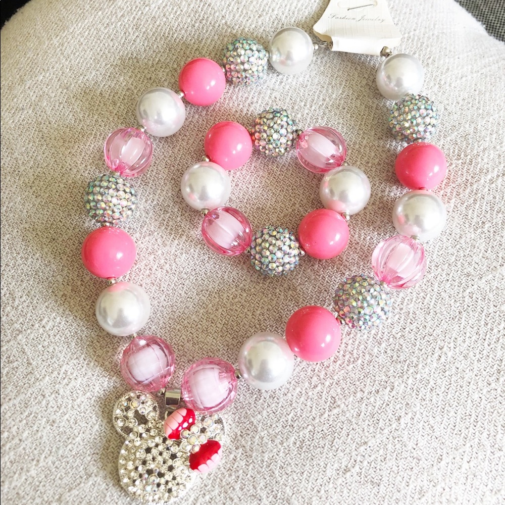 Necklace with matching bracelet